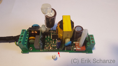 Innenansicht, Elko entfernt