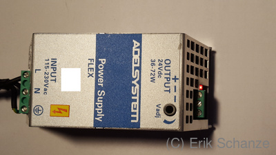 Draufsicht, LED leuchtet