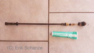 Ventilantrieb zerlegt