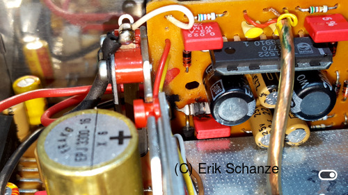 Verschmorter Widerstand