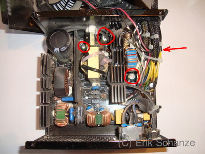 Öffnen des Gehäuses