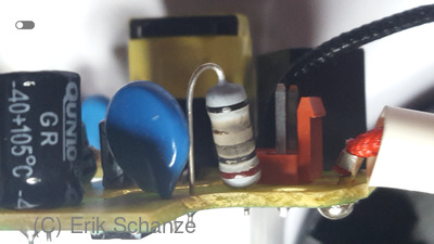 durchgebrannter Sicherheitswiderstand