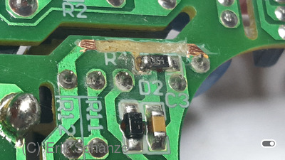 Leiterplatte gereinigt