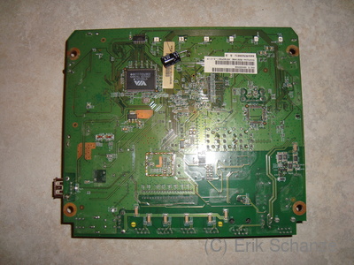 Neuer Kondensator auf anderer Platinenseite eingelötet