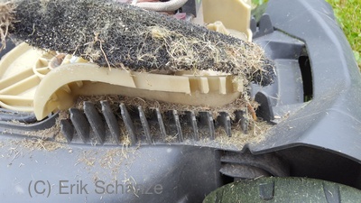 verschmutzte Filter und Lufteinlässe