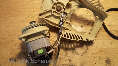 Ausgebauter Motor