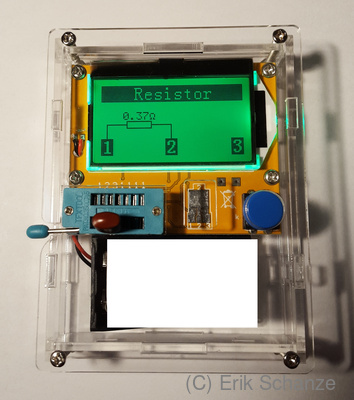 Kondensator im Bauteiltester