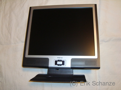 Vorderansicht des Monitors