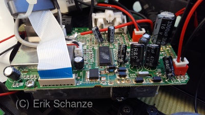 reparierte Hautplatine