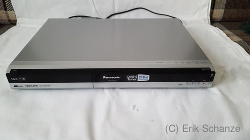 DVD-Festplattenreceiver von vorn