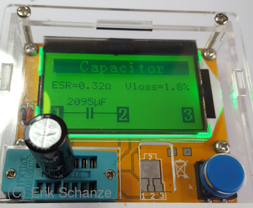 Kondensator im Tester intakt