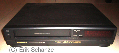 Videorekorder von vorn