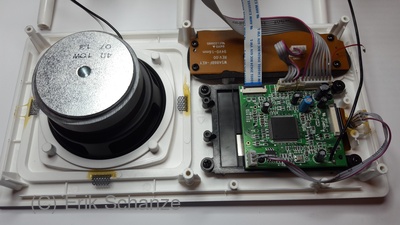 Frontplatte von innen