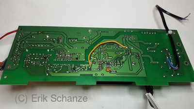 Netzteilplatine Unterseite
