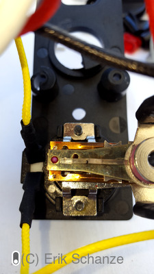 Metallstreifen durchgebrannt