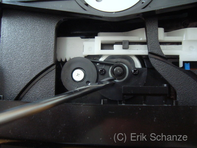 Detailansicht Riemenantrieb