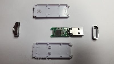USB-Stick komplett zerlegt