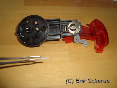 kleiner grauer Stift