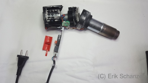 Innenteile herausgenommen