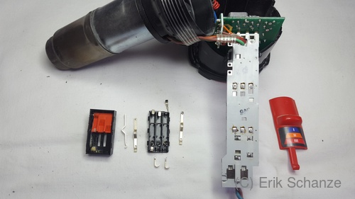 Schalter ausgelötet